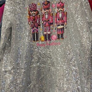 Sequin Nutcracker Christmas Blazer